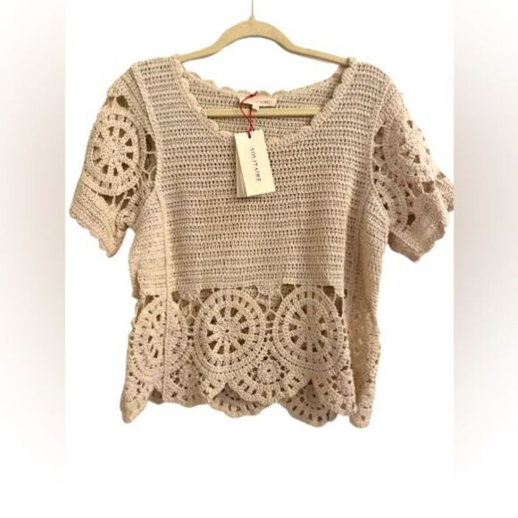 Crochet Lace Top NWT! - Picture 1 of 9